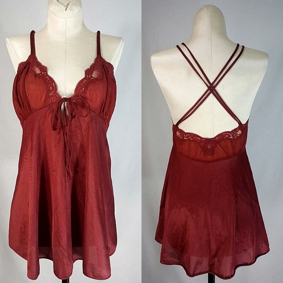 Sears Other - Vintage 80's 90's Lace Sz M Babydoll Nylon